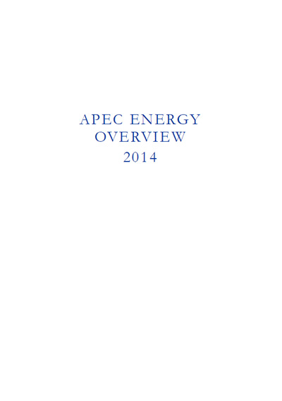 APEC Energy Overview 2014