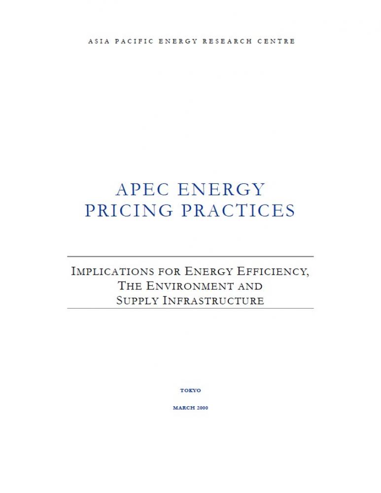APEC Energy Pricing Practices (2000)