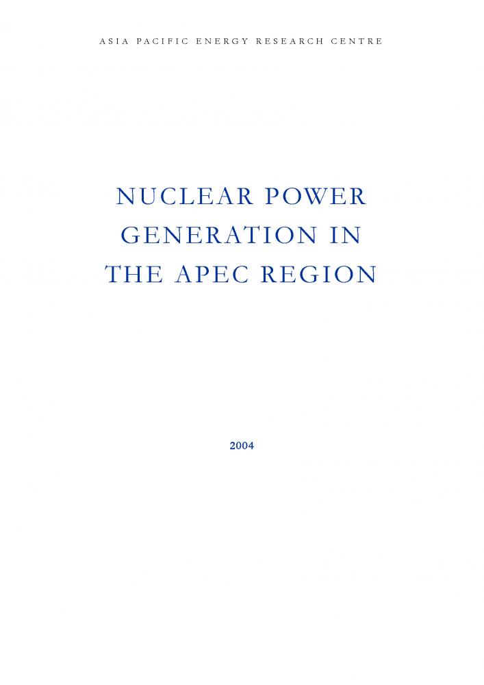 Nuclear Power Generation in the APEC Region (2004)