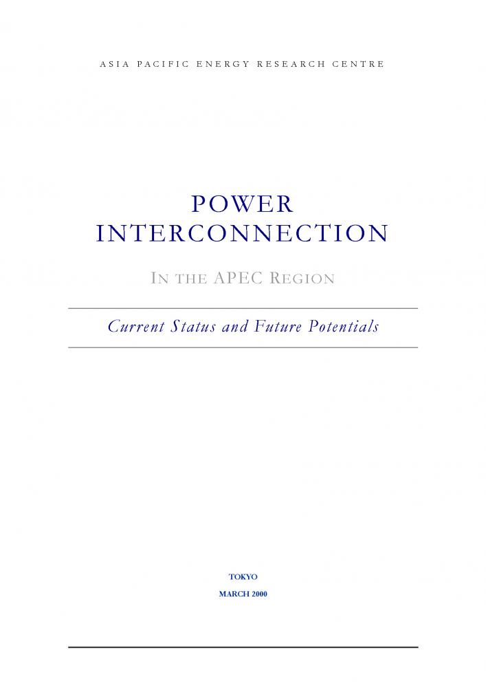 Power Interconnection in the APEC Region (2000)