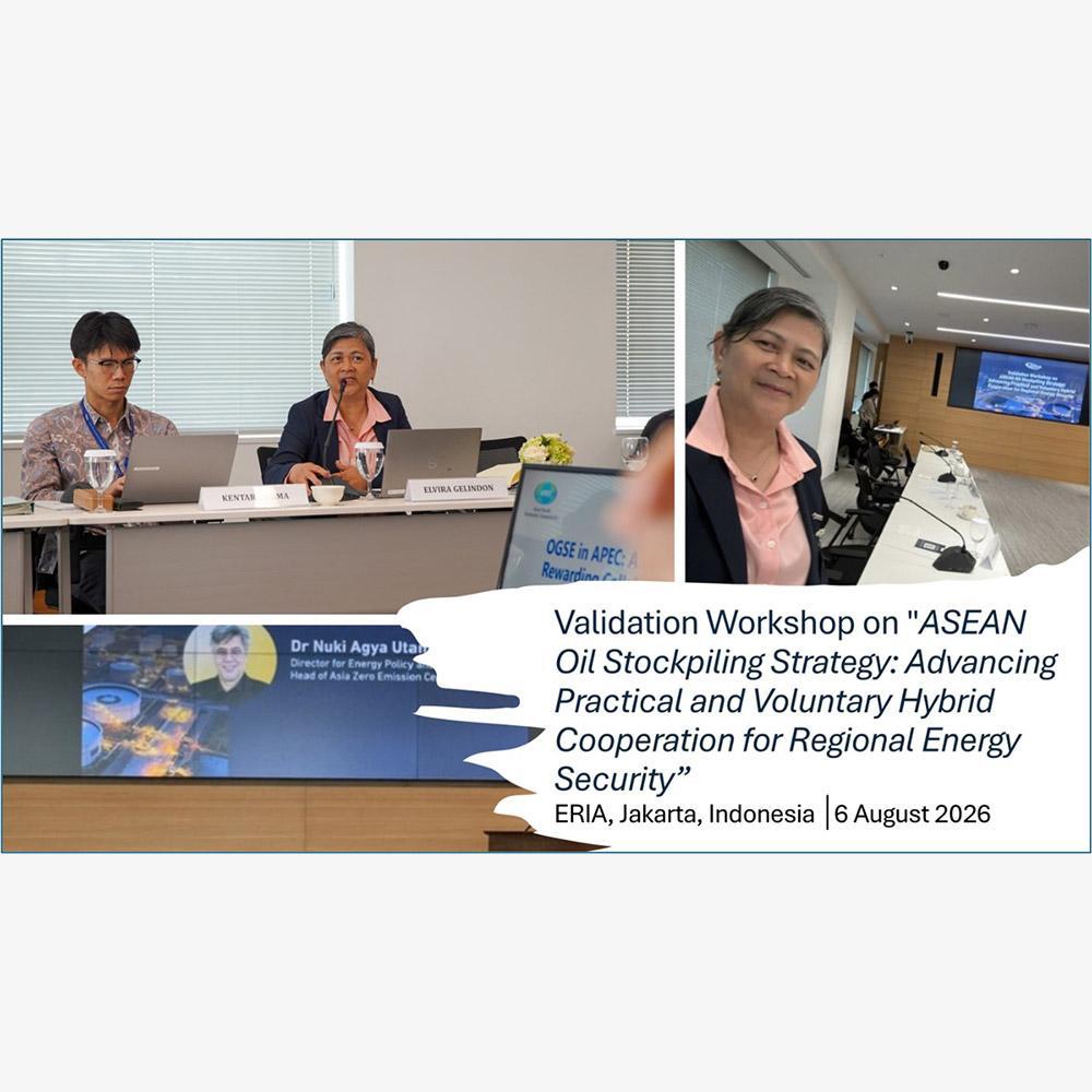 APERC was invited to participate in ERIA’s Validation Workshop on 